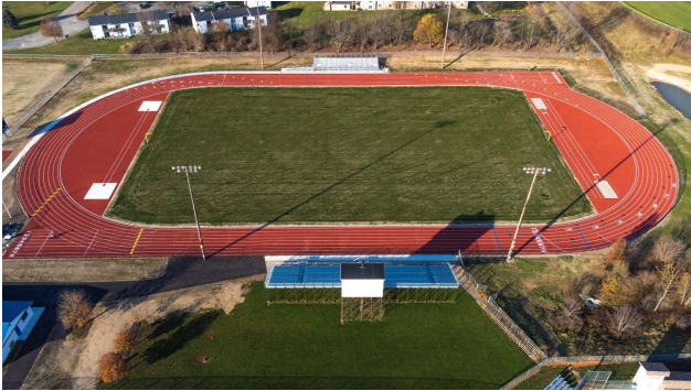 football field and track